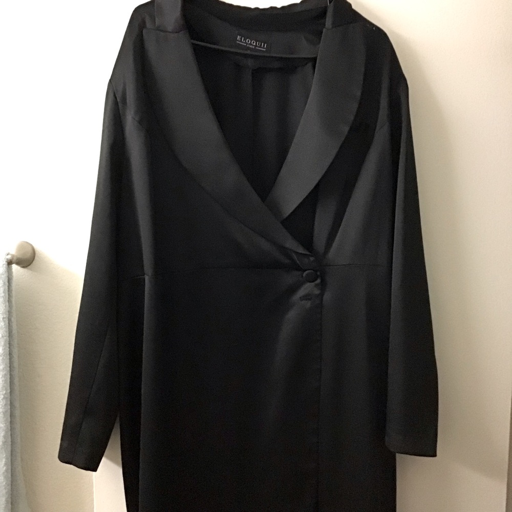 Black Suite Dress (Eloquii) plus size 22